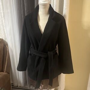 Fashion Nova Black Trench Coat